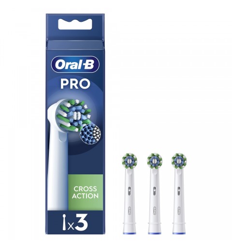 Oral-B Pro Cross Action 3 pièce(s) Blanc