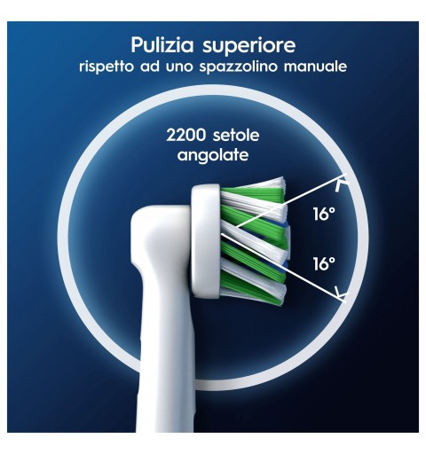 Oral-B Pro Cross Action 3 pièce(s) Blanc