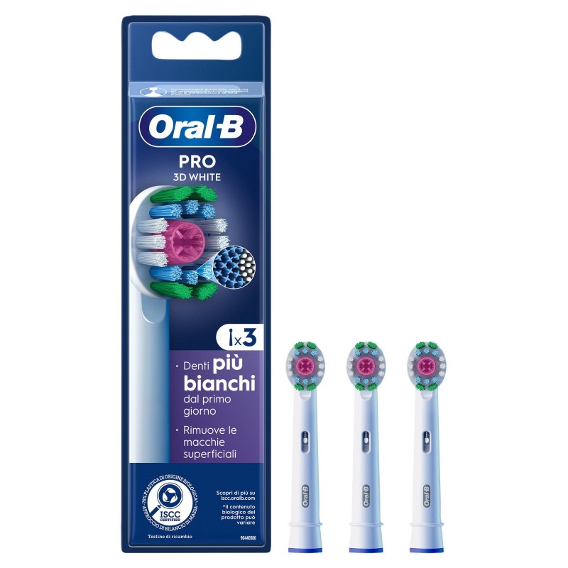 Oral-B Pro 3D White 3 pièce(s) Blanc