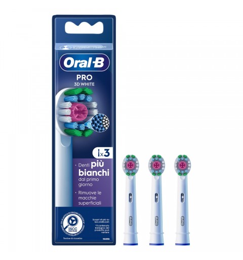 Oral-B Pro 3D White 3 pieza(s) Blanco