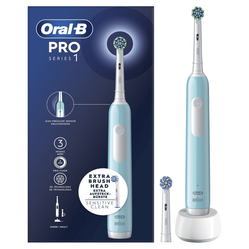 Oral-B Pro Series 1 Erwachsener Vibrierende Zahnbürste Blau, Weiß