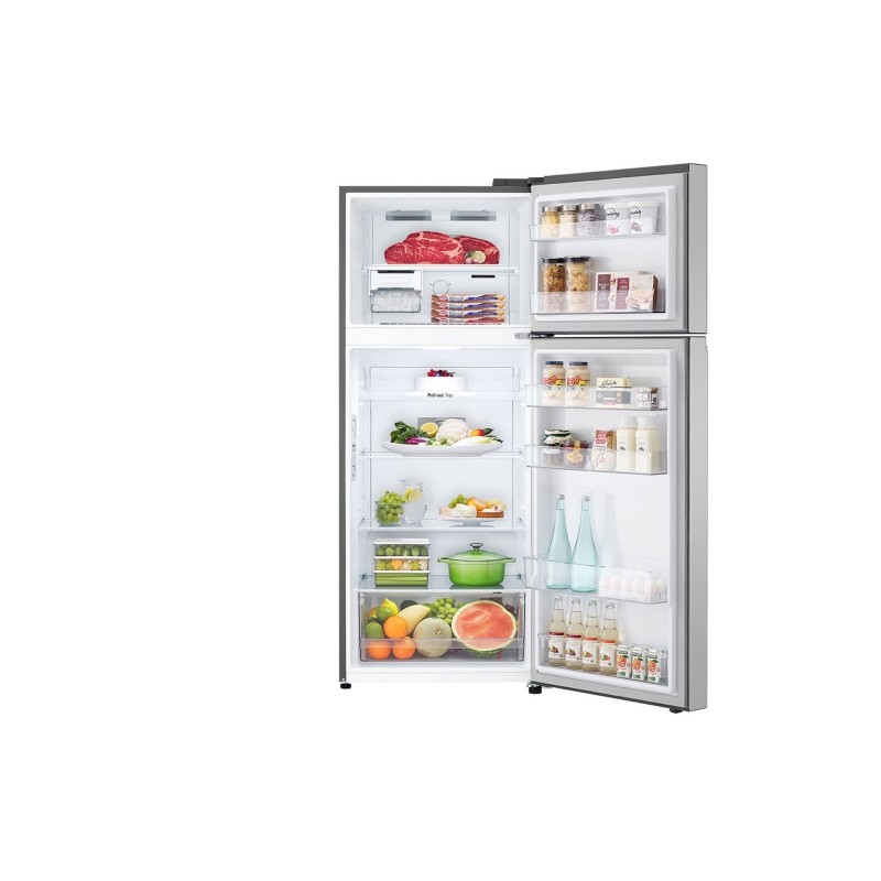 LG GTBV36PZGKD Frigorifero doppia porta 70cm, Classe E, 395L, Door & Linear Cooling, Inox