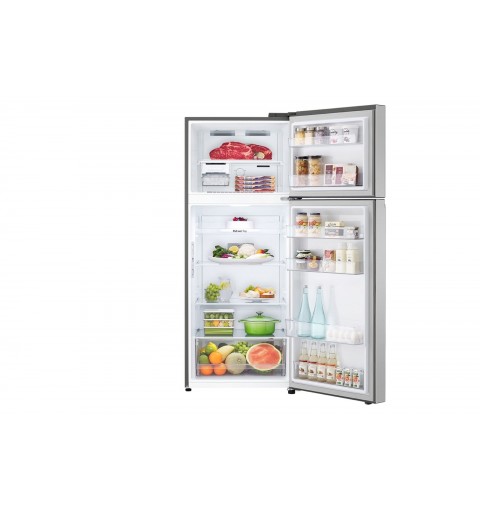 LG GTBV36PZGKD Frigorifero doppia porta 70cm, Classe E, 395L, Door & Linear Cooling, Inox