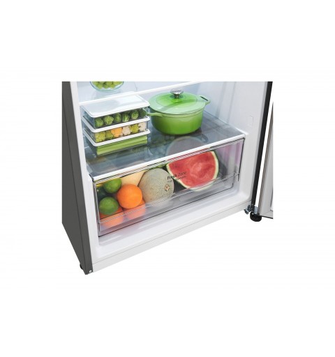 LG GTBV36PZGKD.APZQEUR réfrigérateur-congélateur Pose libre 395 L E Acier inoxydable
