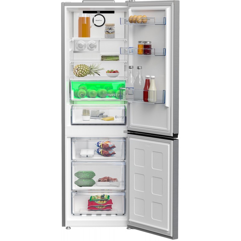 Beko B5RCNE366HXB nevera y congelador Independiente 316 L C Gris