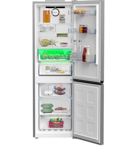 Beko B5RCNE366HXB nevera y congelador Independiente 316 L C Gris