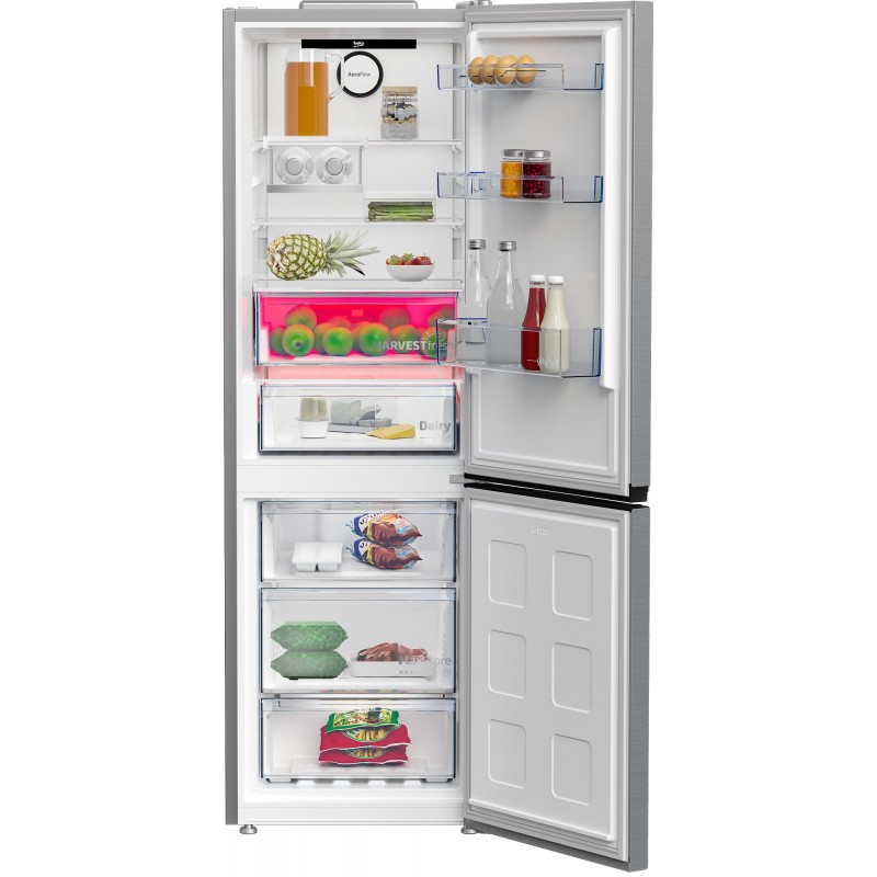 Beko B5RCNE366HXB nevera y congelador Independiente 316 L C Gris