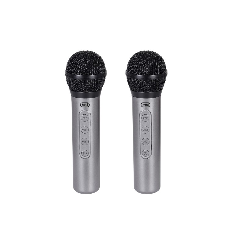 Trevi EM 415 R Nero, Argento Microfono per karaoke