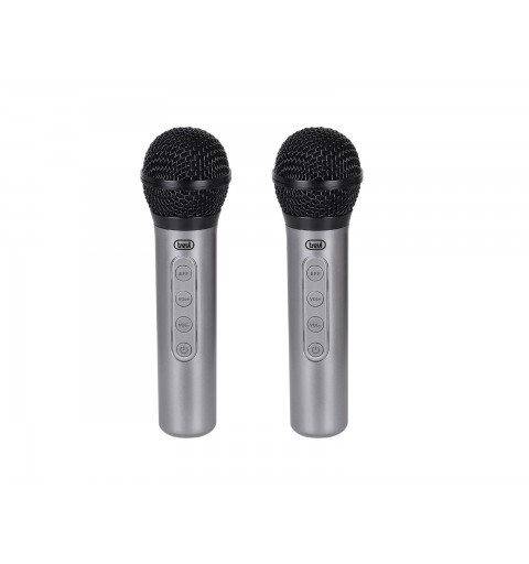 Trevi EM 415 R Nero, Argento Microfono per karaoke