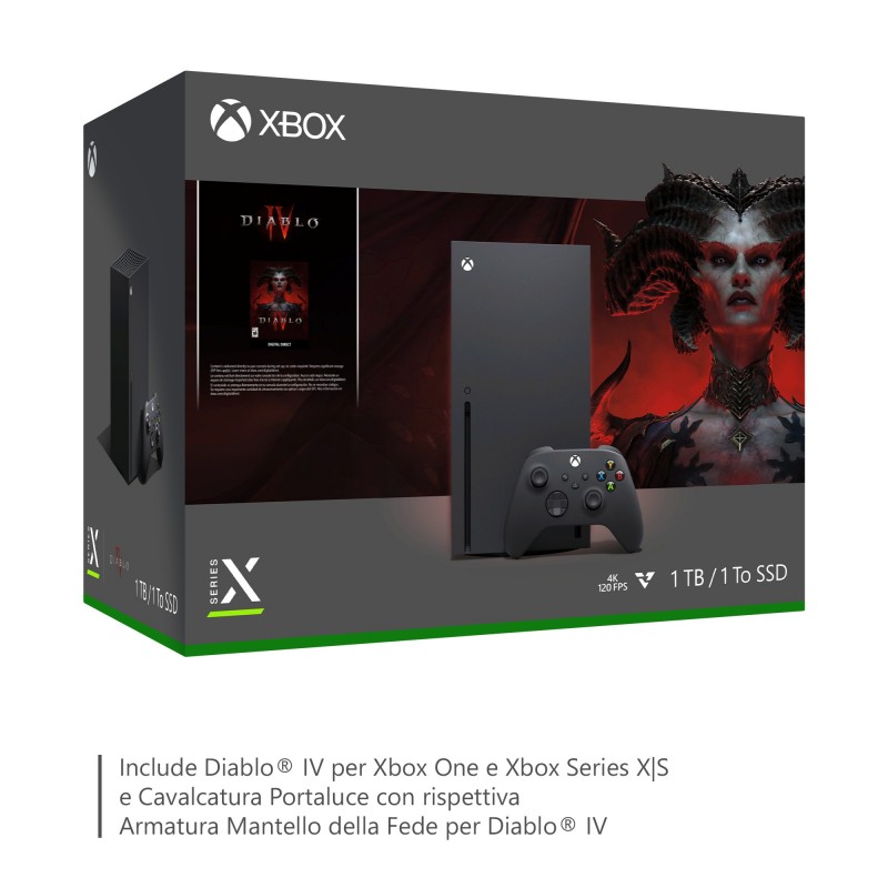 Microsoft Xbox Series X - Diablo IV 1 TB Wi-Fi Nero
