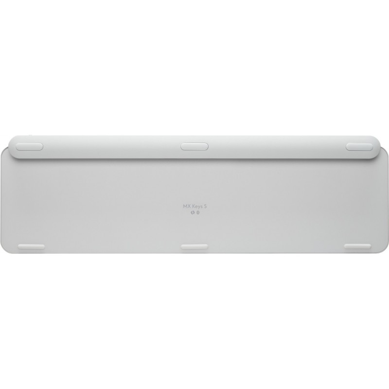 Logitech MX Keys S tastiera RF senza fili + Bluetooth QWERTY Italiano Alluminio, Bianco