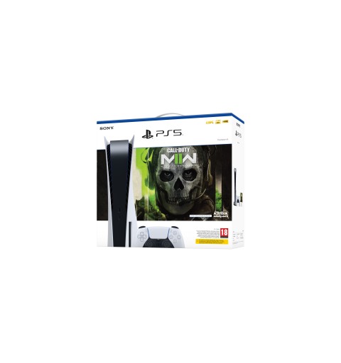 Sony PlayStation 5 Standard + Call of Duty Modern Warfare II 825 Go Wifi Noir, Blanc