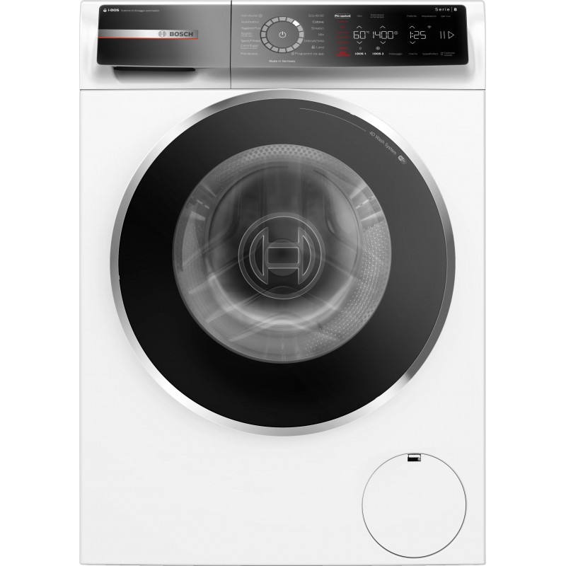 Bosch Serie 8 WGB254A0IT Waschmaschine Frontlader 10 kg 1400 RPM A Weiß