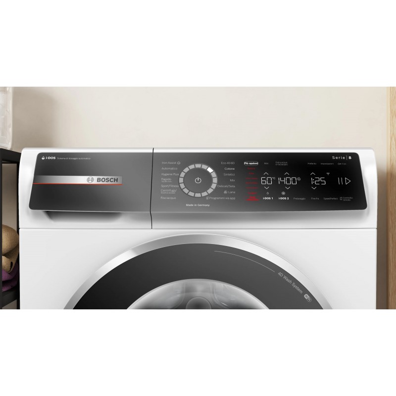 Bosch Serie 8 WGB254A0IT lavatrice Caricamento frontale 10 kg 1400 Giri min A Bianco