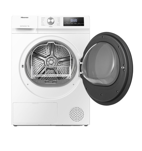 Hisense DHQA902U asciugatrice Libera installazione Caricamento frontale 9 kg A++ Bianco