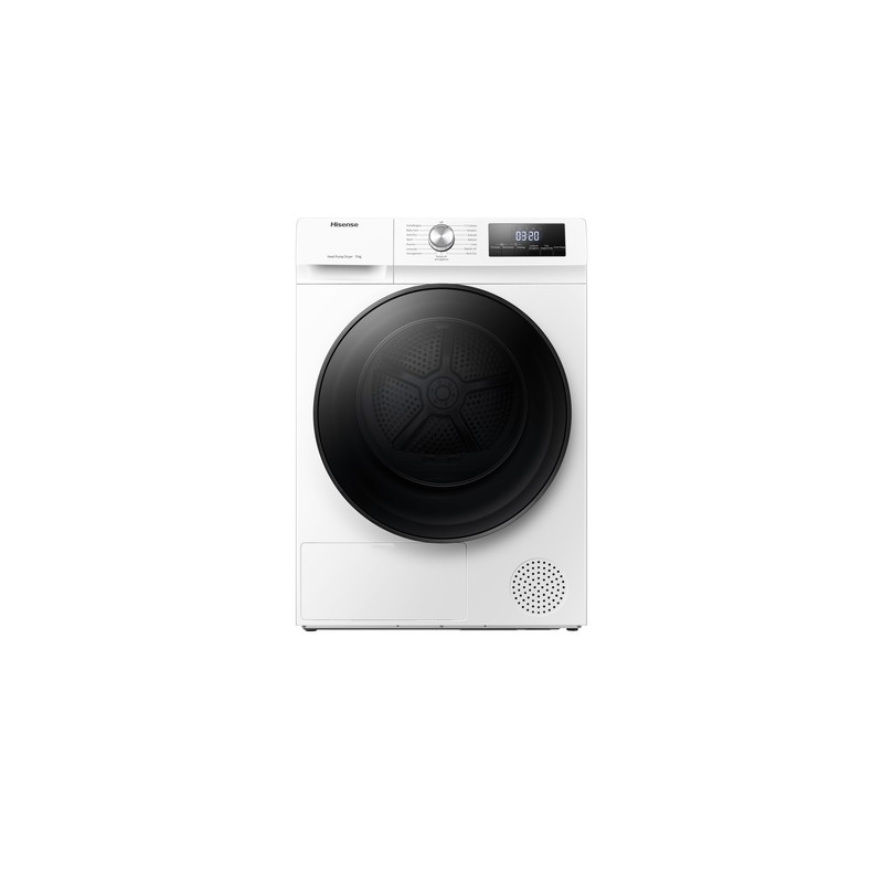 Hisense DHQA902U asciugatrice Libera installazione Caricamento frontale 9 kg A++ Bianco