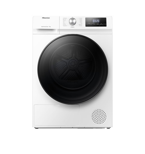 Hisense DHQA902U asciugatrice Libera installazione Caricamento frontale 9 kg A++ Bianco