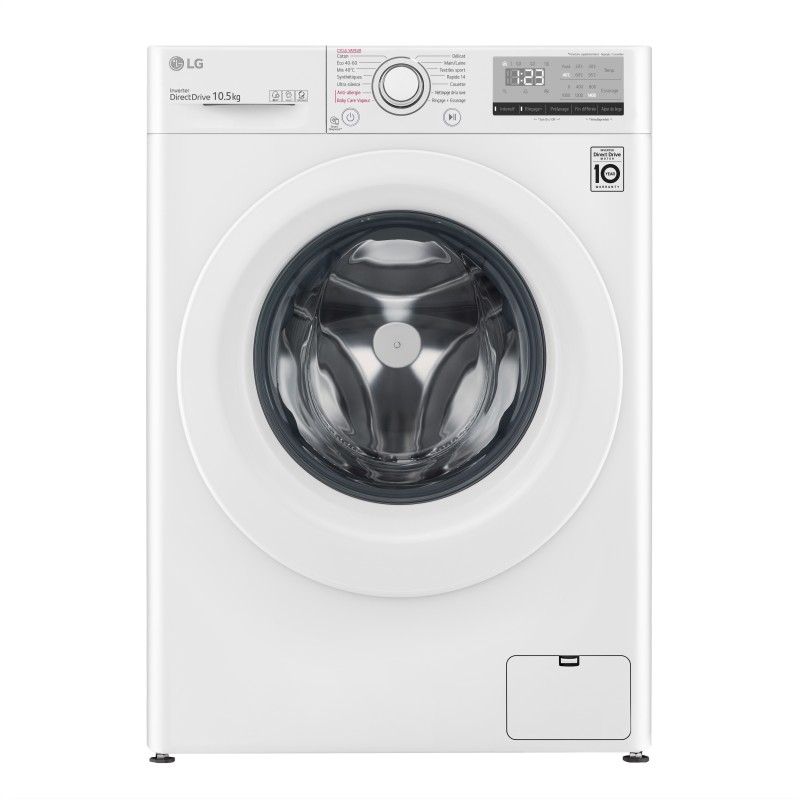 LG F4WV310WHT lavatrice Caricamento frontale 10,5 kg 1360 Giri min B Bianco