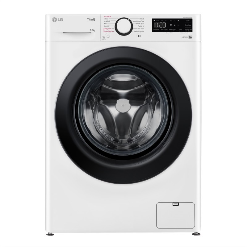 LG F2WV308S6AW Lavatrice 8,5kg AI DD, Classe A, 1200 giri, Vapore