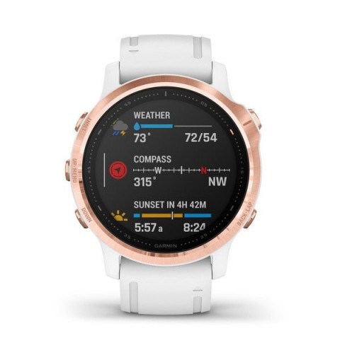 Garmin fēnix 6S Pro 3,05 cm (1.2") 42 mm 240 x 240 Pixel Nero, Rose Gold GPS (satellitare)