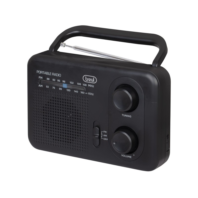 Trevi 0RA7F6400 Radio portable Analogique Noir