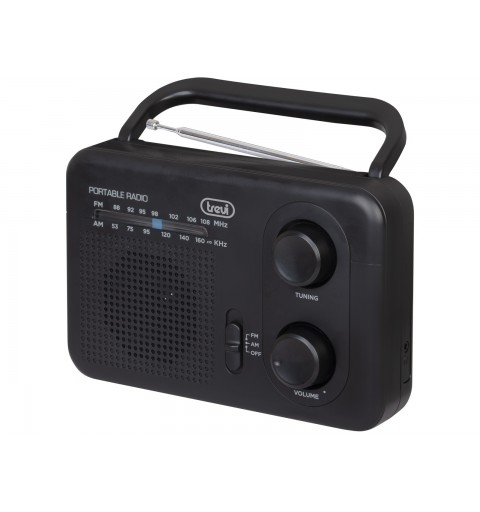Trevi 0RA7F6400 Radio portable Analogique Noir