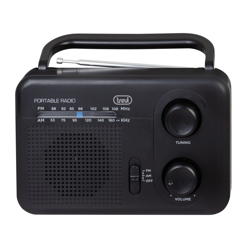 Trevi 0RA7F6400 radio Portátil Analógica Negro