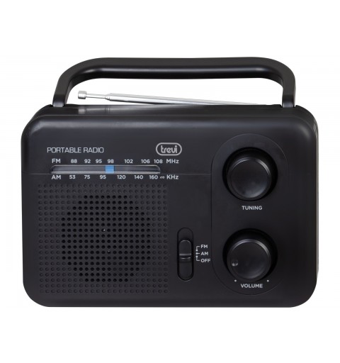 Trevi 0RA7F6400 radio Portátil Analógica Negro