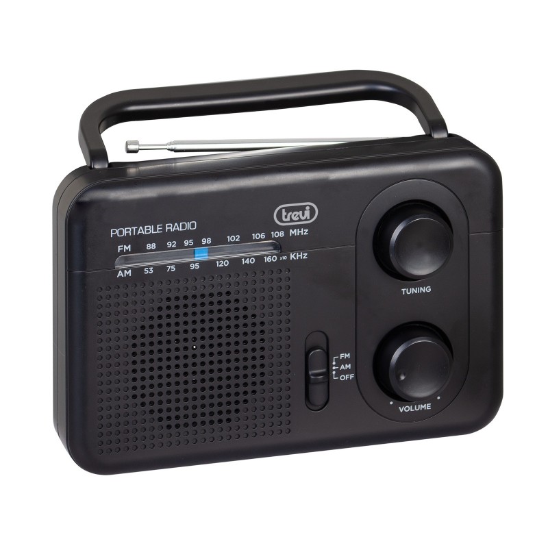 Trevi 0RA7F6400 Radio portable Analogique Noir