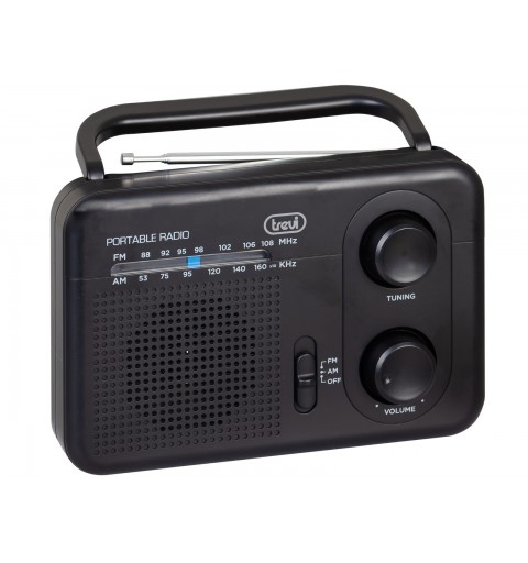 Trevi 0RA7F6400 Radio portable Analogique Noir