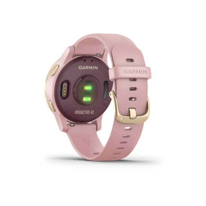 Garmin Vivoactive 4S 2,79 cm (1.1") MIP 40 mm Digital 218 x 218 Pixeles Pantalla táctil Oro Wifi GPS (satélite)