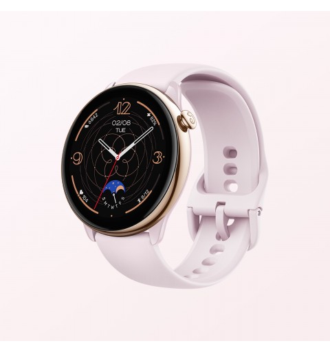 Amazfit GTR Mini 3,25 cm (1.28") AMOLED 42 mm Digital 416 x 416 Pixel Touchscreen Gold, Pink GPS