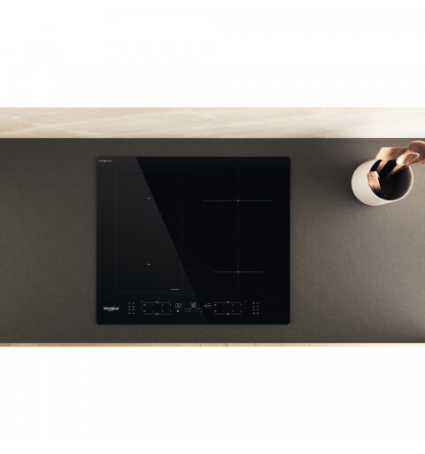 Whirlpool WL B4060 CPNE Black Built-in 59 cm Zone induction hob 4 zone(s)