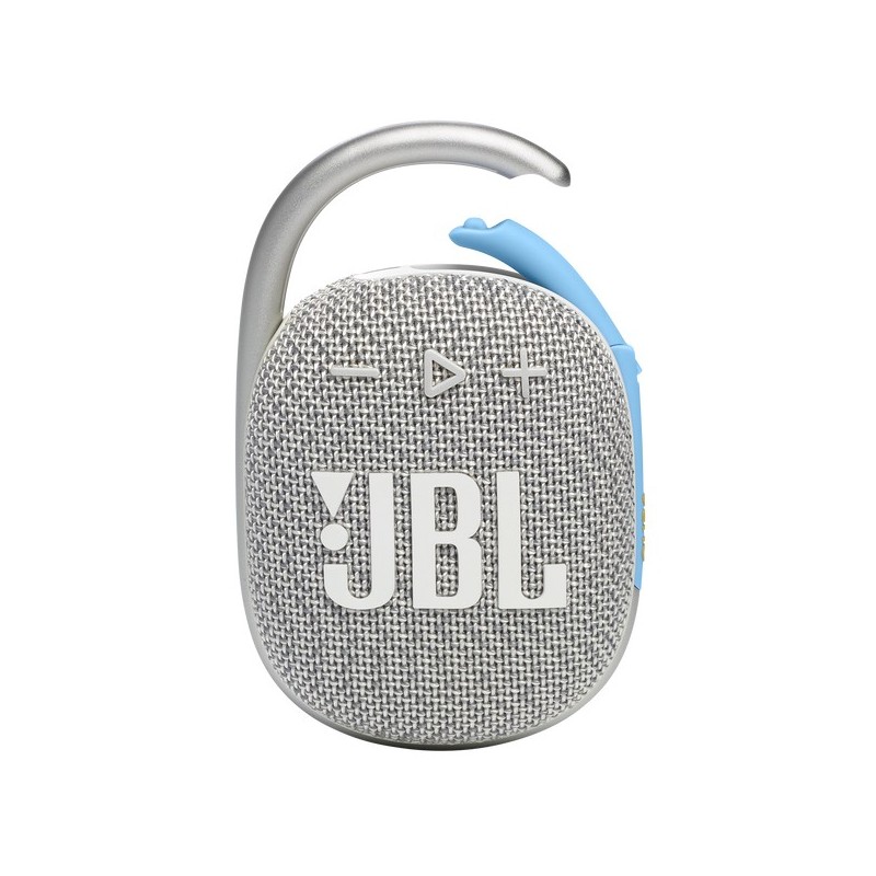 JBL Clip 4 Eco Altavoz portátil estéreo Azul, Blanco 5 W