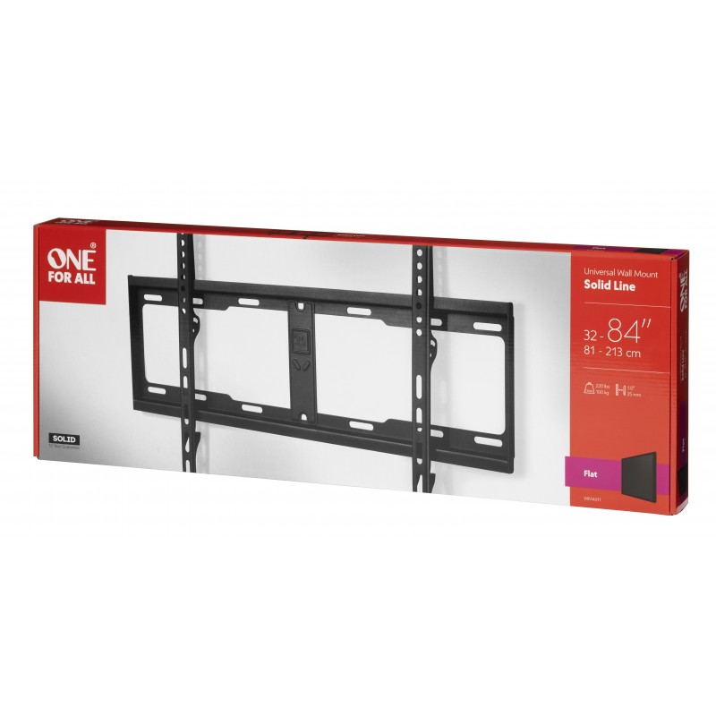 One For All WM4611 Supporto TV a parete 2,13 m (84") Nero