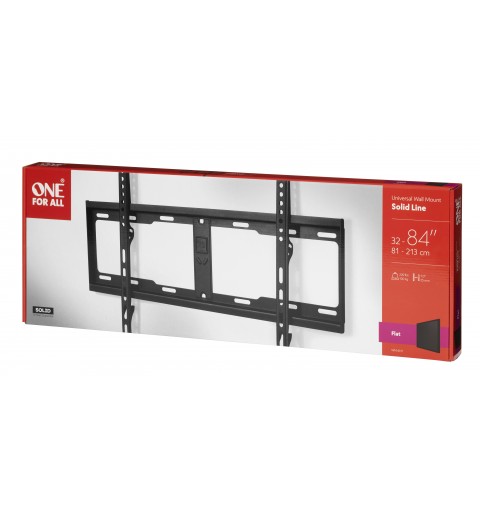 One For All WM4611 Supporto TV a parete 2,13 m (84") Nero