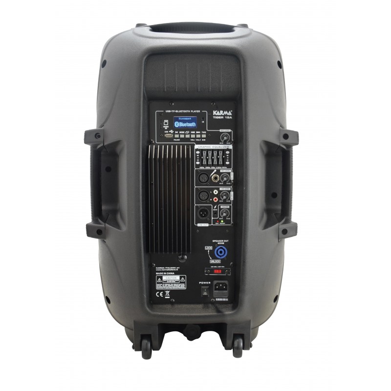 Karma Italiana Tiger 15A Système d'adresse publique autoportant 205 W Noir