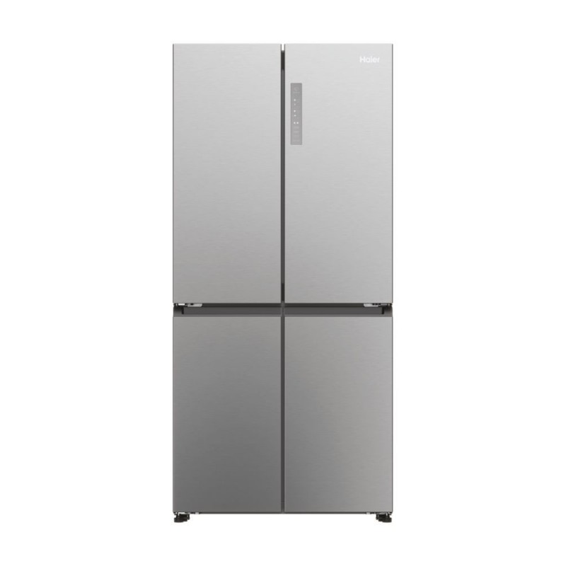 Haier Cube 83 Serie 3 HCR3818ENMM side-by-side refrigerator Freestanding 467 L E Platinum, Stainless steel