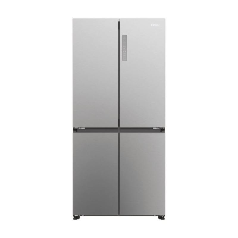 Haier Cube 83 Serie 3 HCR3818ENMM nevera puerta lado a lado Independiente 467 L E Platino, Acero inoxidable