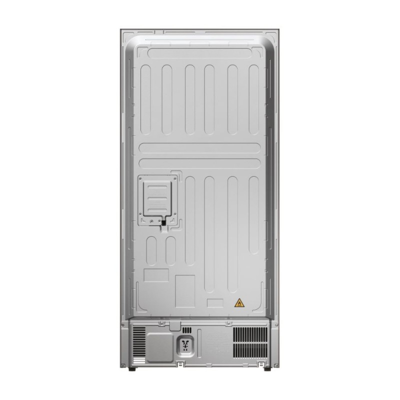 Haier Cube 83 Serie 3 HCR3818ENMM nevera puerta lado a lado Independiente 467 L E Platino, Acero inoxidable