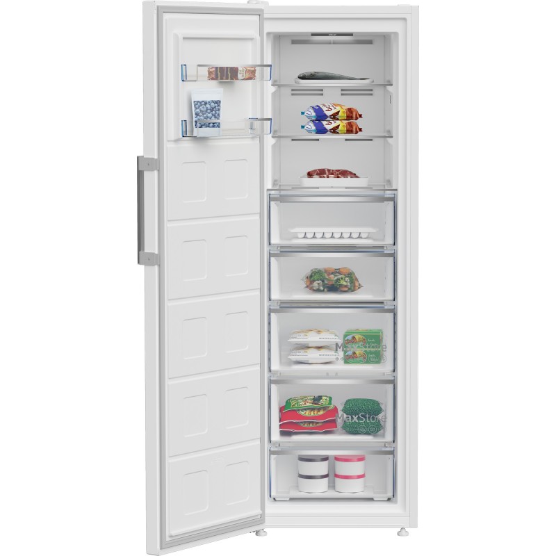 Beko B5RMFNE314W freezer Upright freezer Freestanding 286 L E White