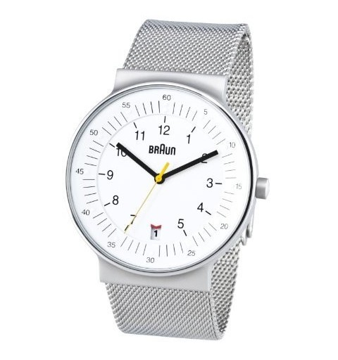 Braun BN0082 Montre bracelet Mâle Quartz Blanc