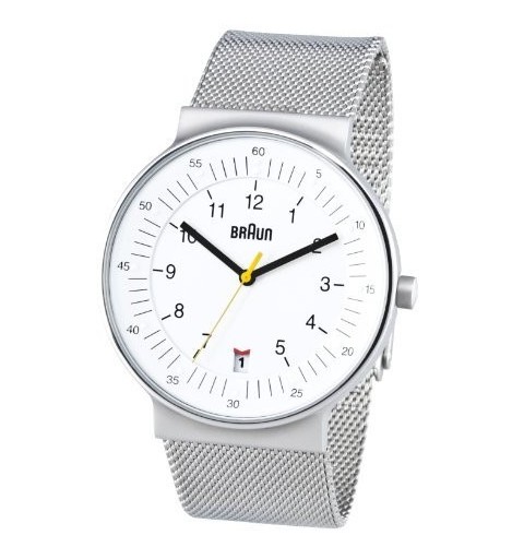 Braun BN0082 Reloj de pulsera Masculino Cuarzo Blanco