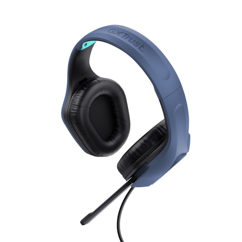 Trust GXT 415B Zirox Auriculares Alámbrico Diadema Juego Azul