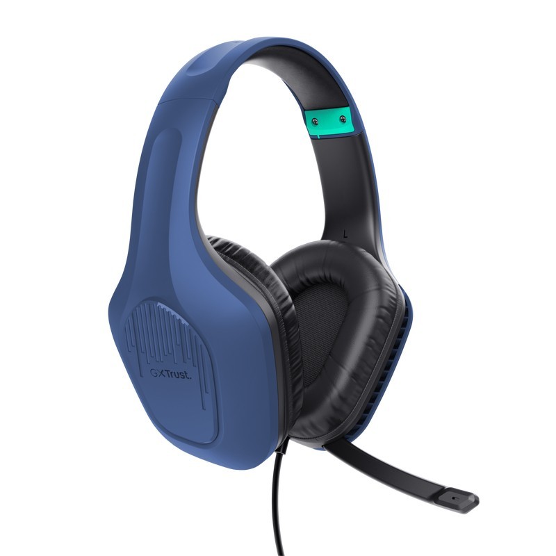 Trust GXT 415B Zirox Auriculares Alámbrico Diadema Juego Azul