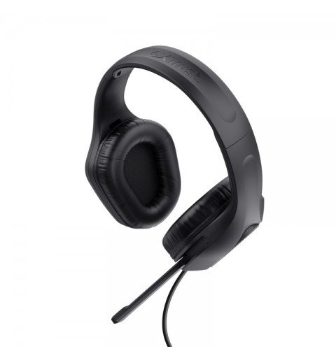 Trust GXT 415 Zirox Auriculares Alámbrico Diadema Juego Negro