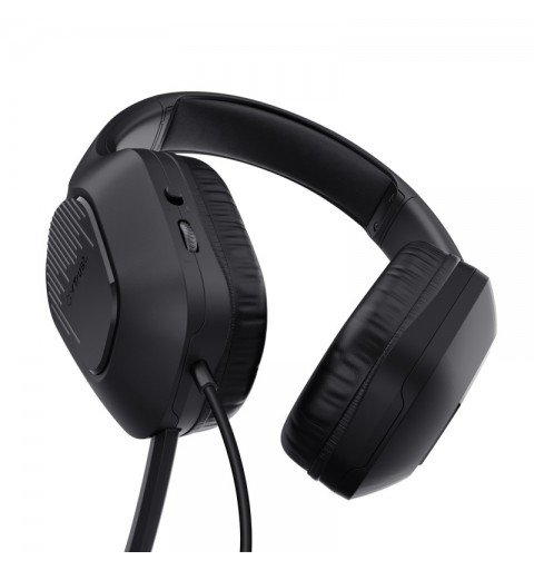 Trust GXT 415 Zirox Auriculares Alámbrico Diadema Juego Negro