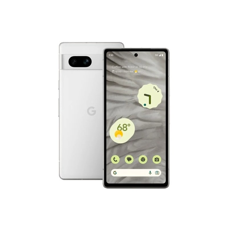 Google Pixel 7a 15,5 cm (6.1") SIM doble Android 13 5G USB Tipo C 8 GB 128 GB 4385 mAh Blanco