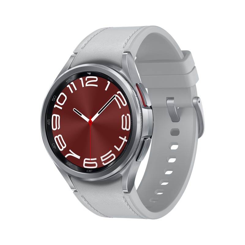Samsung Galaxy Watch6 Classic Smartwatch Fitness Tracker Ghiera Interattiva in Acciao Inox 43mm Silver