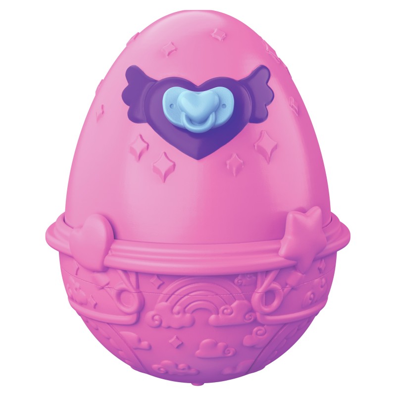 Hatchimals Alive, escenario Hatch N' Stroll con carrito de juguete y 2 minifiguras en huevos que se rompen solos, juguetes para